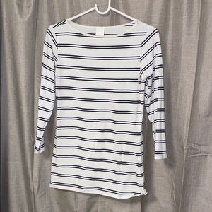 Stripped Long Sleeve Shirt From H&M Size S